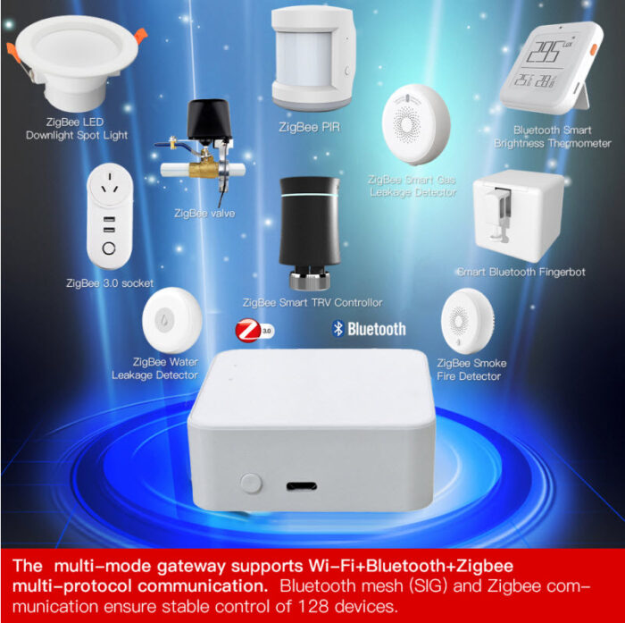 Tuya ZigBee 3.0 Gateway Hub Multi-Mode Wifi Bluetooth - Afbeelding 5